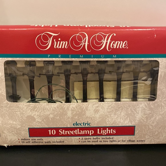 VTG Trim a Home 10 Streetlamp string holiday lights indoor Kmart works - Picture 6 of 11